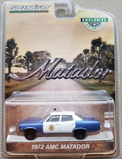 Greenlight 1972 AMC Matador Colonial City Police Exclusive Hobby Diecast 1:64