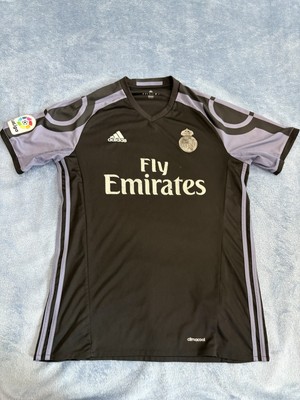 Adidas Real Madrid Fly Emirates Soccer Jersey, Climacool