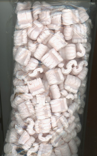 Pink Packing Peanuts 7" x 12" Bag