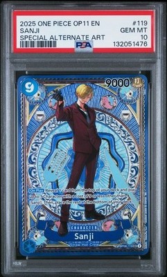 2025 ONE PIECE OP11 JP #119 サンジ 特別アート 2025 ONE PIECE OP11-A FIST OF DIVINE SPEED #119 SANJI SPECIAL ALT