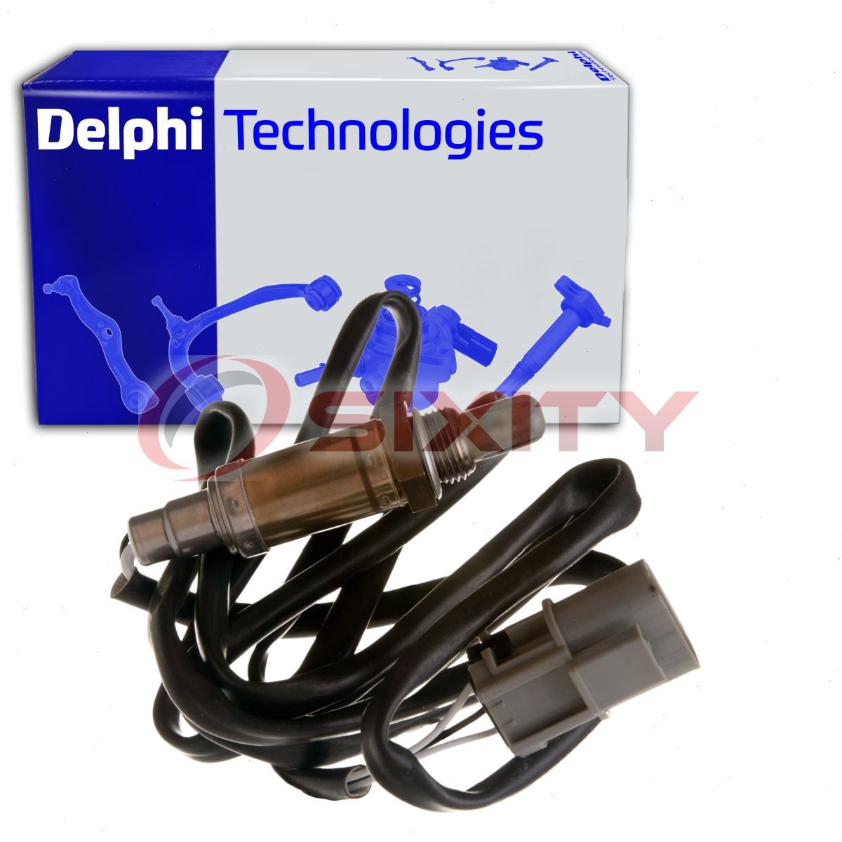 Delphi Upstream Oxygen Sensor for 1994 Nissan D21 3.0L V6 Exhaust Emissions tf