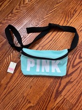 PINK Victoria s Secret Aquamarine Adjustable Fanny Pack PINKSPRINGBREAK