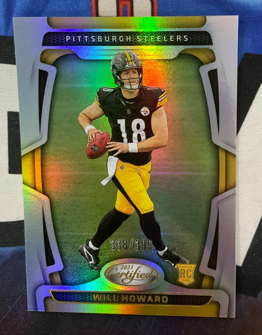 2025 Panini Certified Football #104 Will Howard 338/399 Rookie RC (RD)