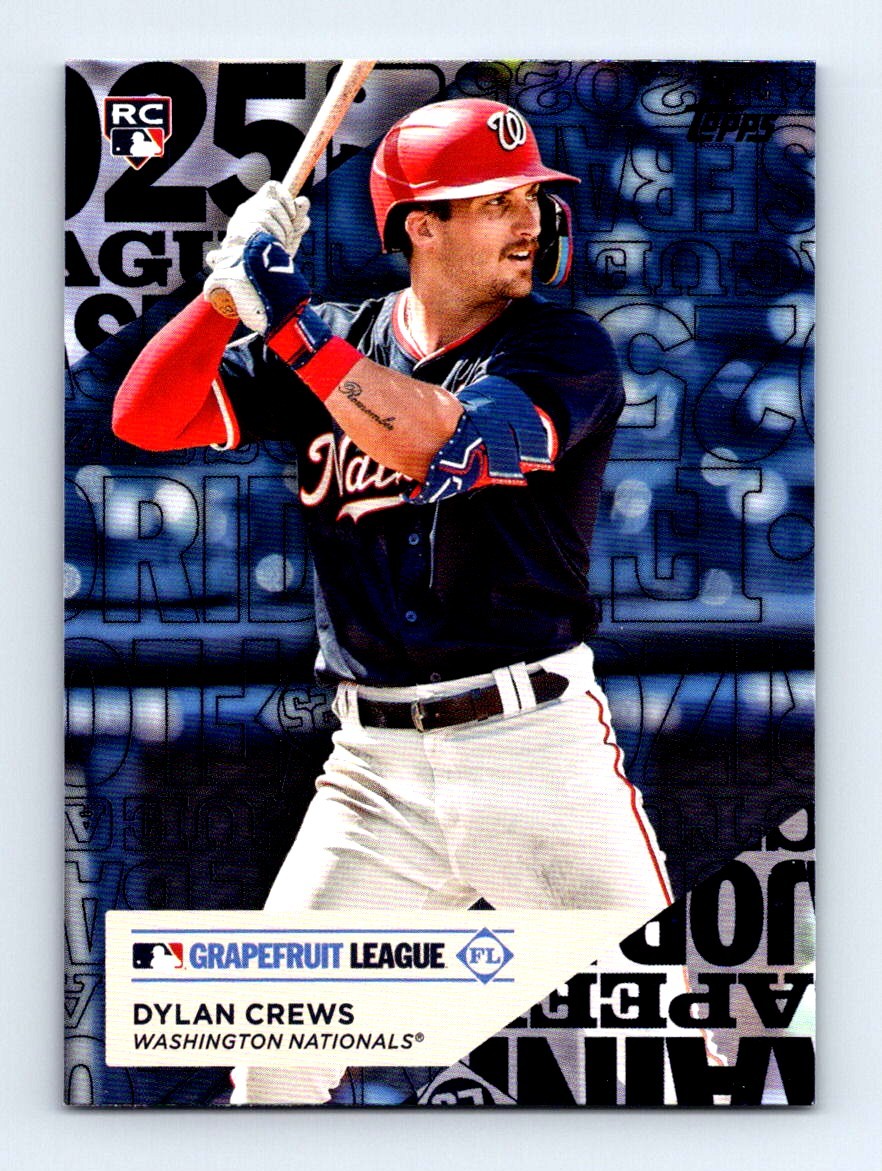 #TG-20 2025 Topps Training Grounds ^ Dylan Crews RC Washington Nationals
