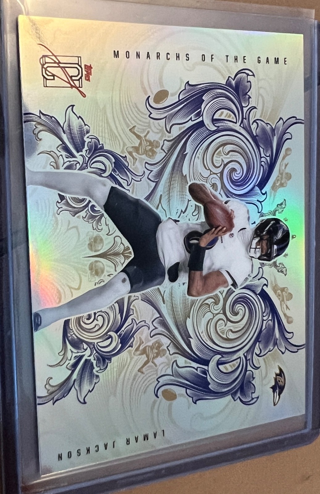 2025 Topps Signature Class Lamar Jackson Monarchs of the Game SSP #MTG-3 Ravens