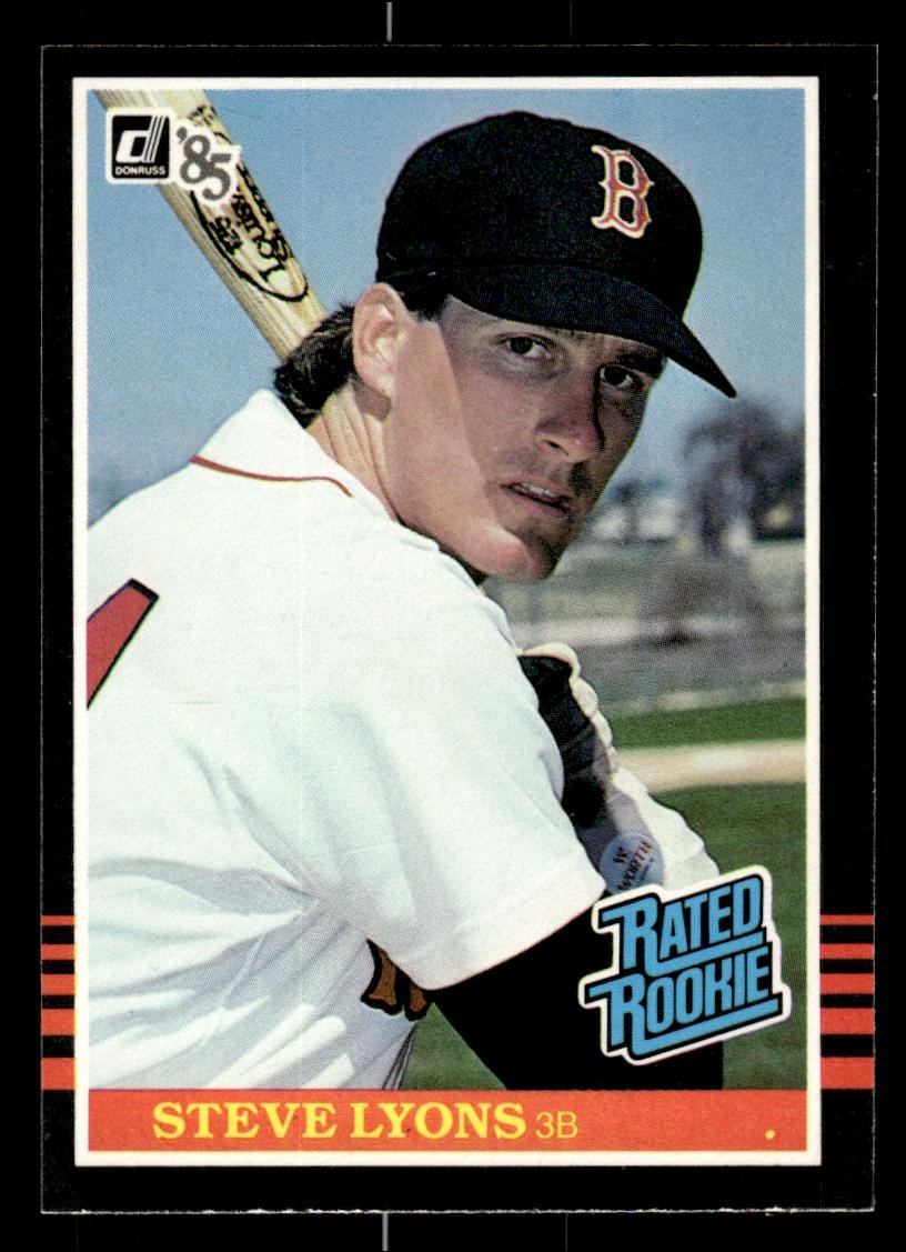 1985 Donruss #29 Steve Lyons RC Rookie Boston Red Sox
