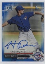 2017 Bowman Draft Chrome Pick Blue Refractor /150 Hagen Danner #CDA-HD Auto 1bf5