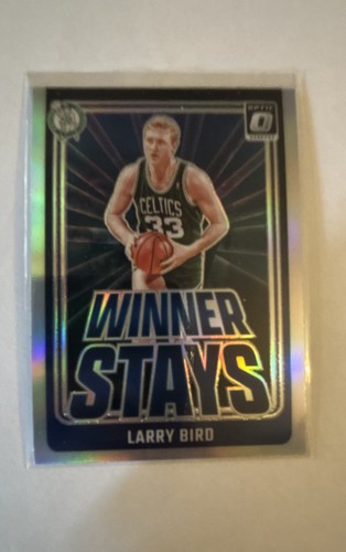 Larry Bird [Holo] #19 2024 Panini Donruss Optic Winner Stays card