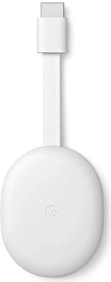 Google Chromecast mit Google TV 4K Schneeweiss GA01919-DE NEU