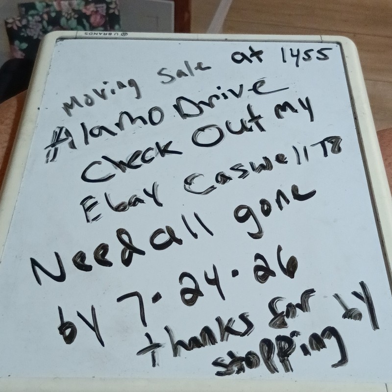 Moving Sale: Lots of Furniture and More