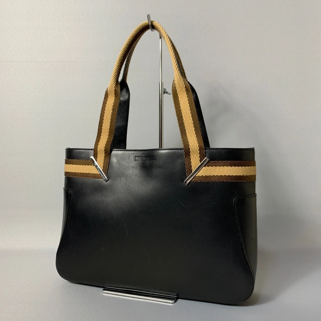 Gucci 2412 30   Sac à main Sherry Line noir d'occasion PREL 0