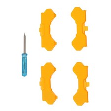 Flood Beam Driving Light Cover For maXpeedingrods 3.5" Square LED Amber 4PCS