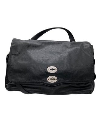 zanellato                    2WAY Leather Bag black