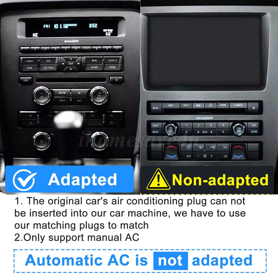 10.1" For Ford Mustang 2010-2014 Android Car Radio Stereo Carplay GPS Navi + Cam Foto 4 de 4