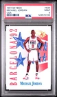 1991 SKYBOX USA #534 MICHAEL JORDAN PSA 9
