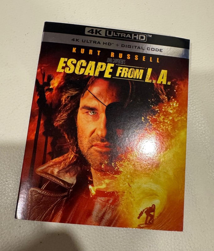 Escape from L.A. Ultra HD 4K w/slipcase