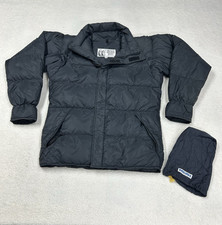 Vtg 80s Marmot Mountain Works Down Puffer Jacket Mens Medium Black USA Made