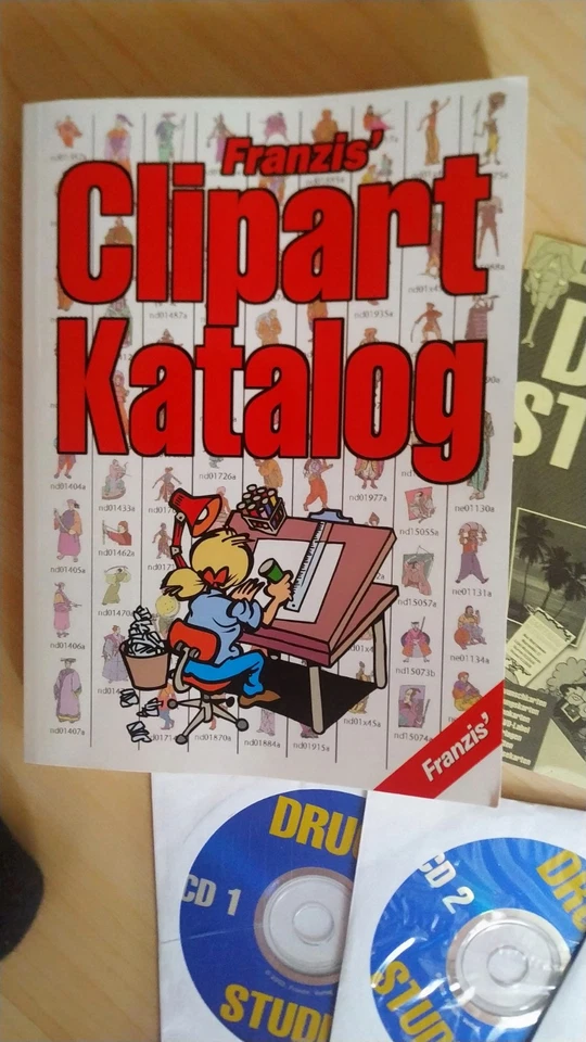 ---Franzis Druck Studio Deluxe- Komplettpaket mit 5 CDs & Clipart-Katalog - Bild 4 von 4
