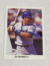 1990 Leaf Baseball #114 - Jay Buhner - Seattle Mariners