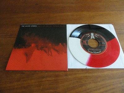 THE WHITE STRIPES Party of Special Things To Do U.S.  RED WHITE BLACK 7'' 45 TMR