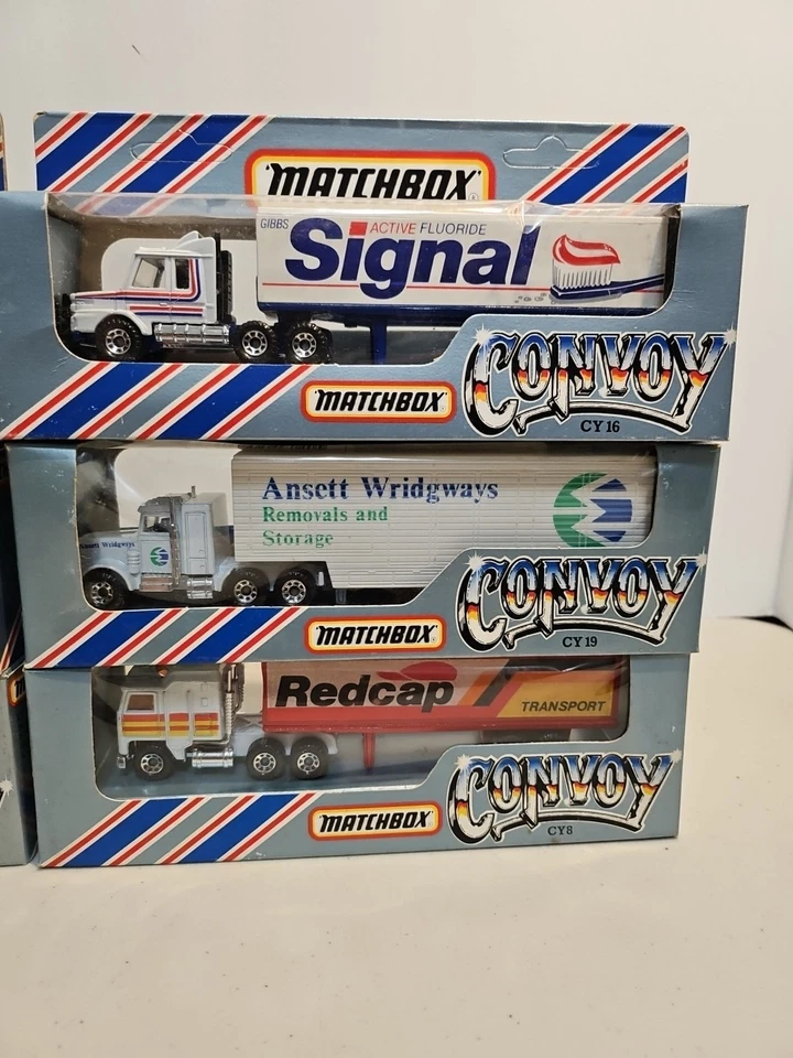 Vintage Matchbox Convoy Trucks - Delivers Lot Of 6 - Image 3 of 4