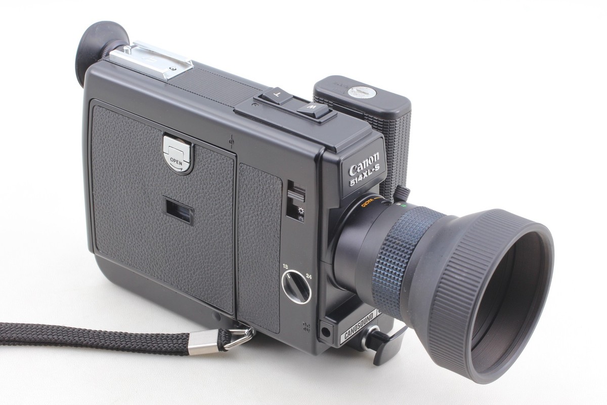 24fps All Works [MINT w/ Hood] Canon 514XL-S Super 8 8mm Movie