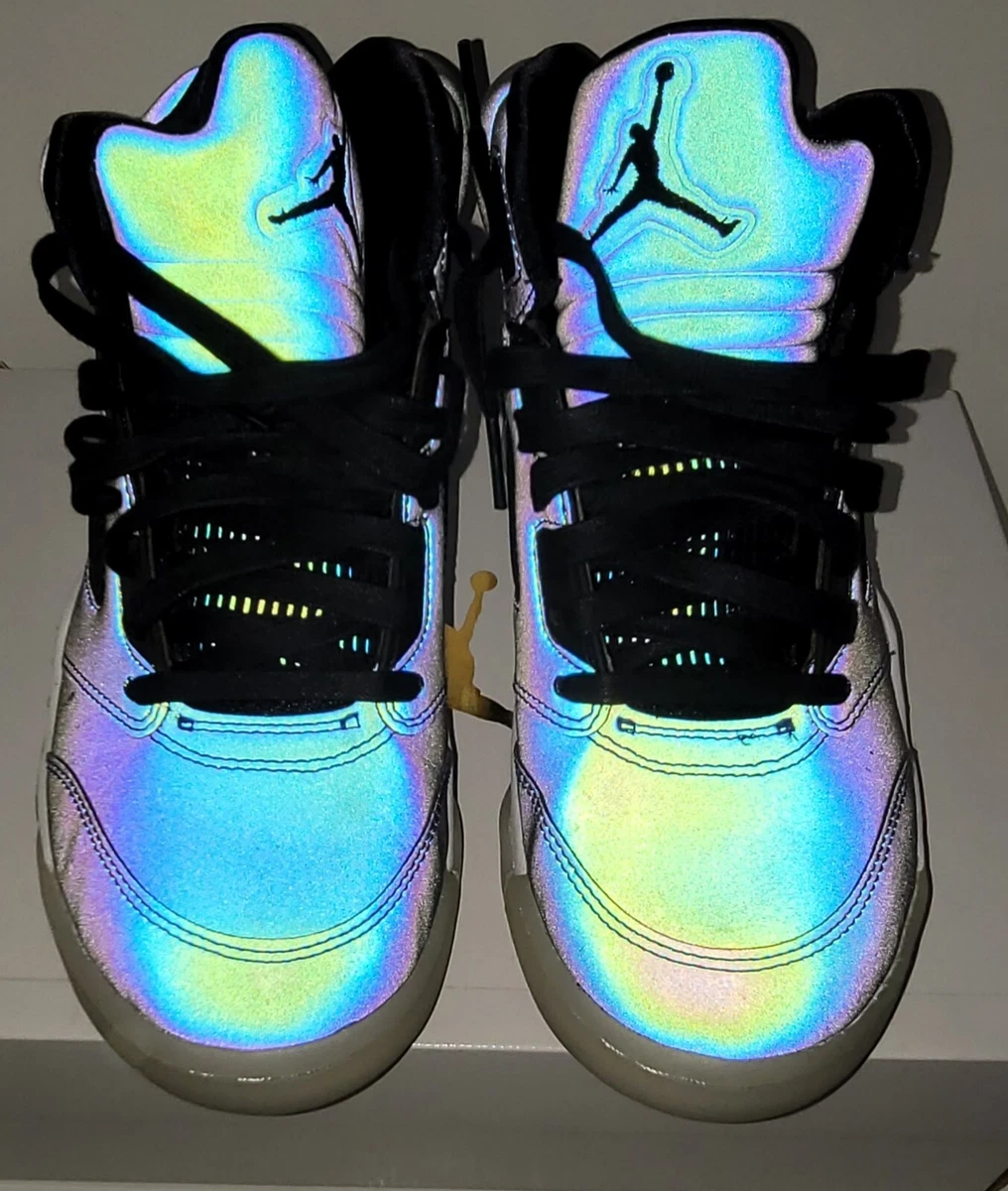 jordan 5 oil grey reflective