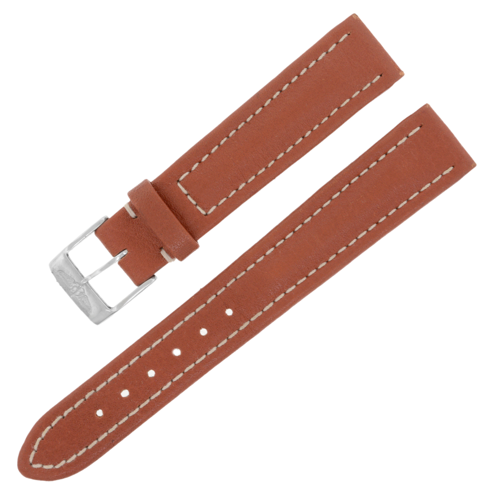 Breitling X120 15-14mm Genuine Leather Brown Ladies Watch Band w. Buckle