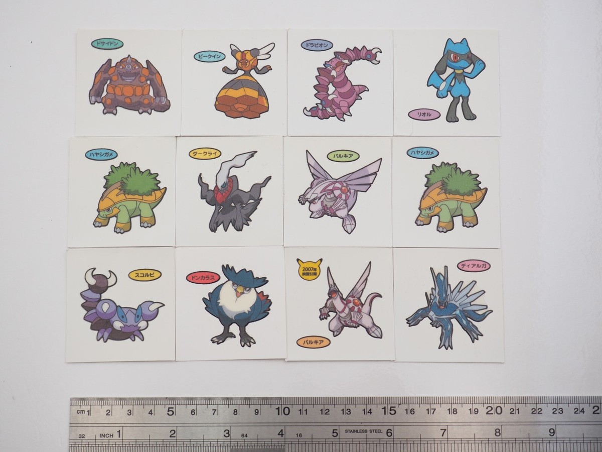Pokemon stickers 12pcs Japanese - Ey2078 | eBay