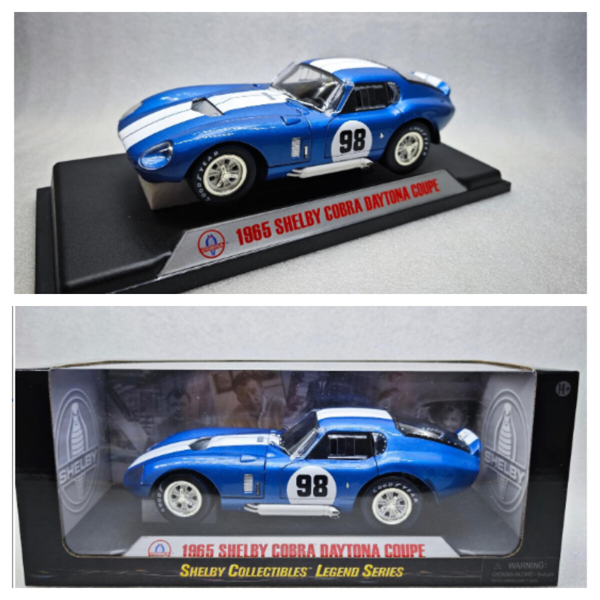SHELBY COLLECTIBLESLEGEND SERIES 1:18 1965 SHELBY COBRA
