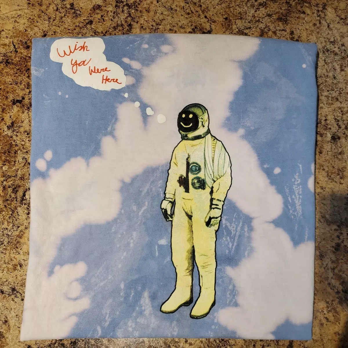 Travis Scott Astroworld Tour Blue Astronaut Wish You Were Here Tshirt Sm Rap