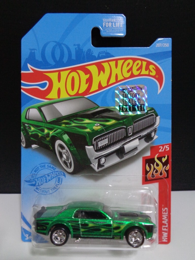 Hot Wheels 2021 Super Treasure Hunt '68 Mercury Cougar US Card STH
