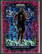 2020 Panini Prizm Prizms No Huddle Pink #388 Jordyn Brooks /15