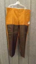 NEW Vtg Ideal Brown Water Repellent Hunting Pants Reinforced sz 44 Long USA made