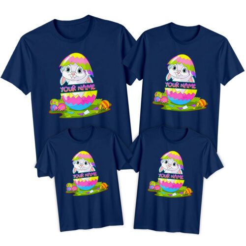 Personalised Family Bunny Happy Easter T-Shirts Tee Holiday Matching Outfit #ED - Picture 16 of 24