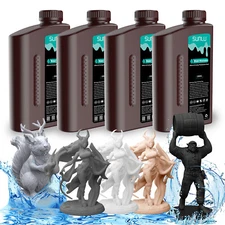 SUNLU Water Washable 3D Printer Resin 1KG  Fast Curing for 2K 4K 8K LCD DLP SLA