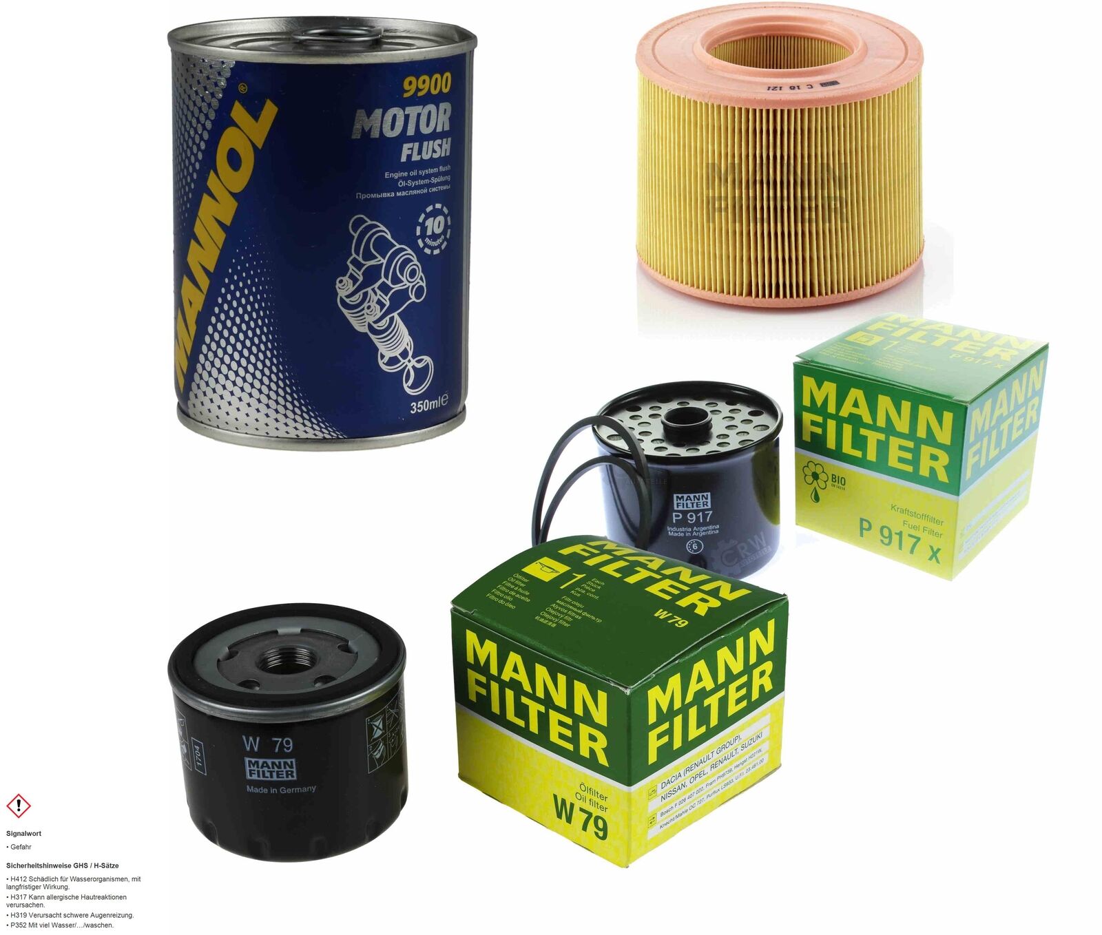 Original MANN-Filter Inspektionspaket Set SCT Motor Flush Motorspülung 11574467