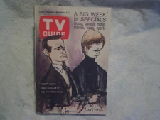 1966 TV GUIDE THE MAN FROM U.N.C.L.E.Vaughn,Solo,alice through the looking glass