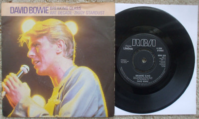 David Bowie - Breaking Glass / Ziggy Stardust - Lifetimes BOW 520 - Ex- 45 + PS