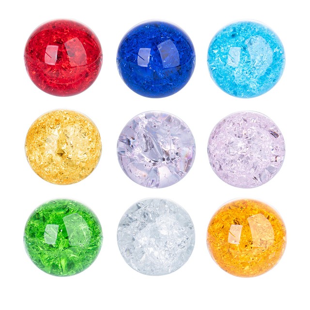 50MM 60mm Crystal Ice Cracked Ball Paperweight Photo Prop Gifts Home