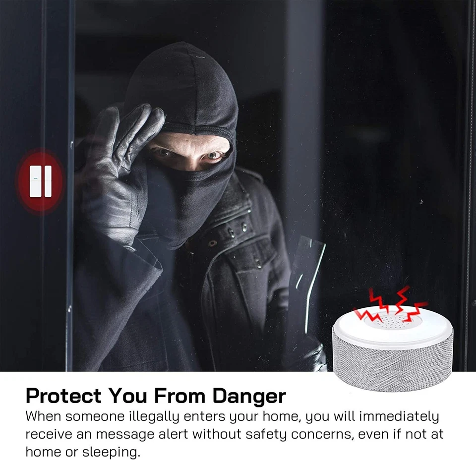 Sistema Kit De Alarmas Para Casa Seguridad Wifi Inalambricas Puertas Y Ventanas - Image 3 of 4