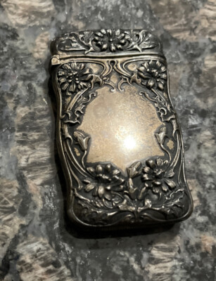 Gorham Sterling Silver FLORAL Match safe Vesta case B2166 | eBay