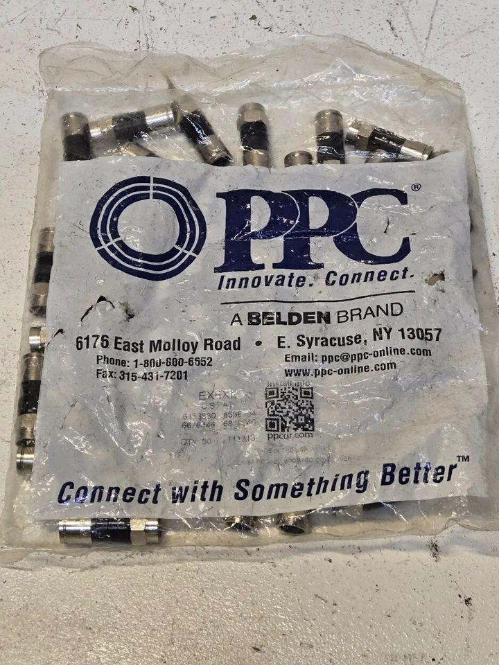 Approx. 150 Quantity of PPC EX6XL RG-6 Compression Connectors (150 Quantity) - Image 2 of 3