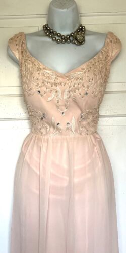 QUIZ BEADED EMBROIDERED MAXI EVENING OCCASION PARTY DRESS SIZE 20 - Picture 5 of 7