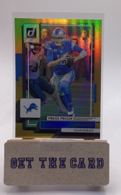 2022 Donruss Football GOLD FOIL Press Proof #88 JARED GOFF