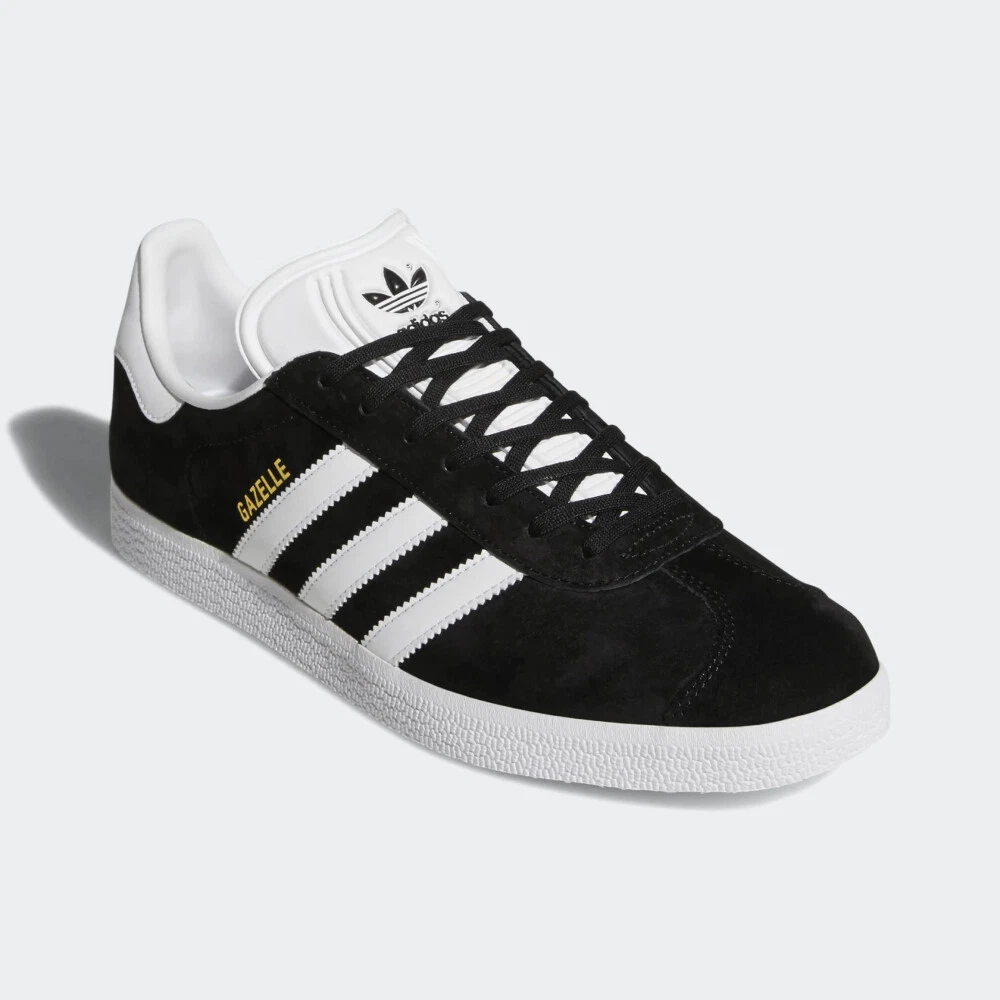 New Adidas Originals Black &amp; White Gazelle Shoes (BB5476) |