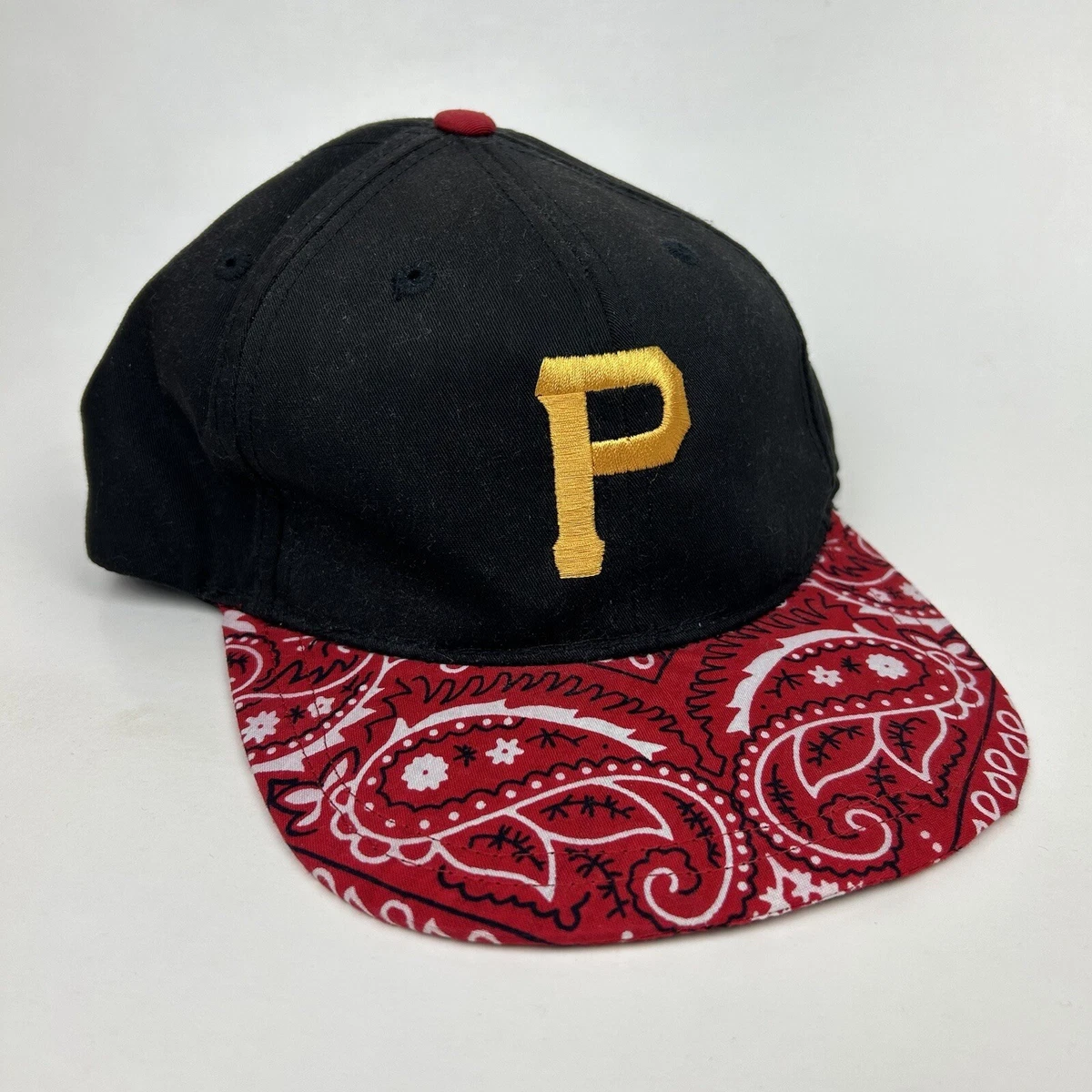 Pirates fitted hat red brim sale