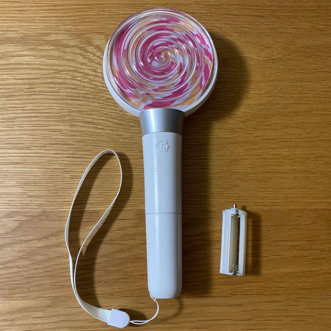 TWICE Official Pen Light CANDY BONG Mood Light LIGHT STICK Pink Live goods  Used