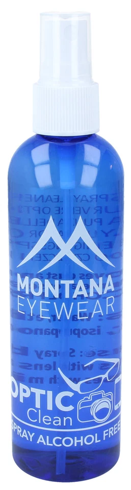 MONTANA EYEWEAR Alkoholfreies Brillenreinigungsspray - OPTIC CLEAN Spray | NEU 120 ml