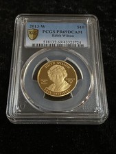 2013-W Edith Wilson FIRST SPOUSE $10 GOLD PCGS PR69 DCAM